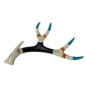 Painted Resin Deer Antler